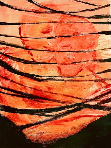 Im Schatten des Karma wächst die Liebe by Elisabeth Pein, Painting for Sale on Select