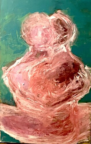 Komarebi oder dein Blick ist wie das Gltzern des Lichts durch das Blattwerk by Elisabeth Pein, Painting for Sale on Select
