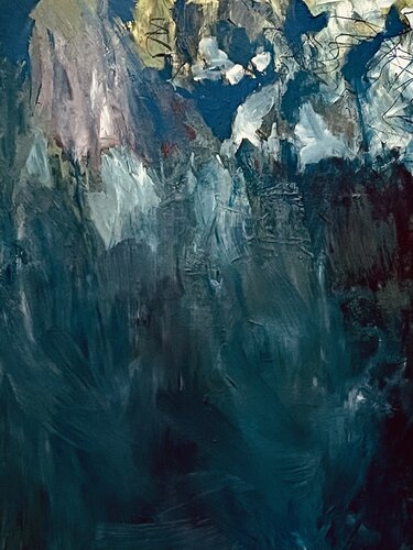 Komorebi: das Licht spielt mit dem Blattwerk by Elisabeth Pein, Painting for Sale on Select