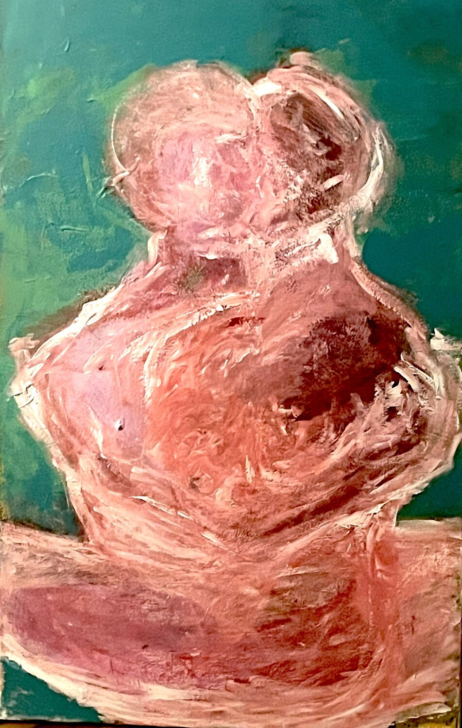 Komarebi oder dein Blick ist wie das Gltzern des Lichts durch das Blattwerk Elisabeth Pein Original painting for sale