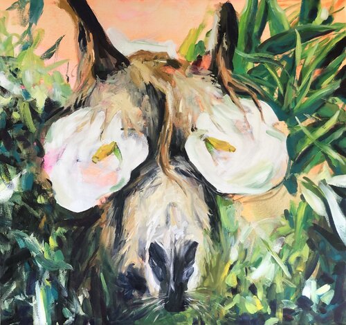 Lukas donkey by Valeriya Tarasenko, Painting for Sale on Select