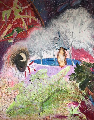 Kyiv-Cologne mix by Valeriya Tarasenko, Painting for Sale on Select