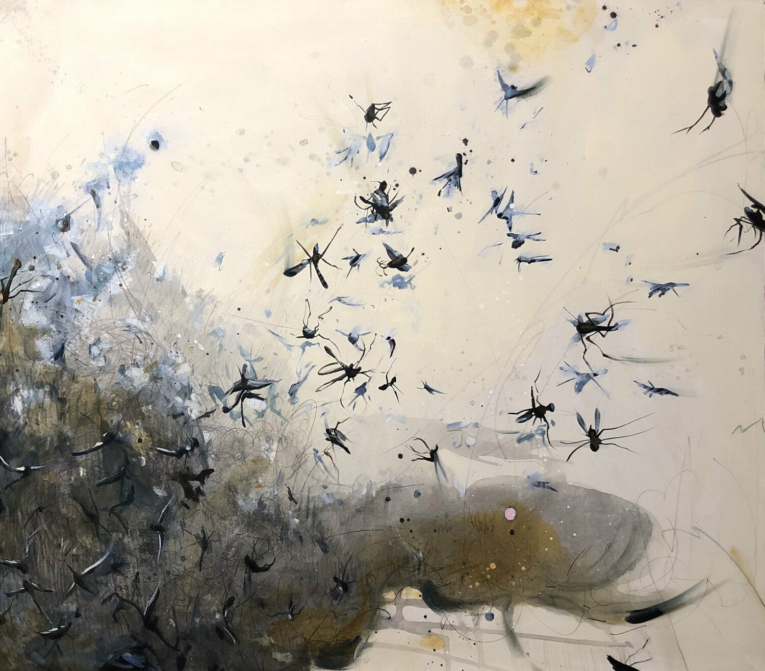 The unsurpassed dance of the enchanting maskites Valeriya Tarasenko Original painting for sale