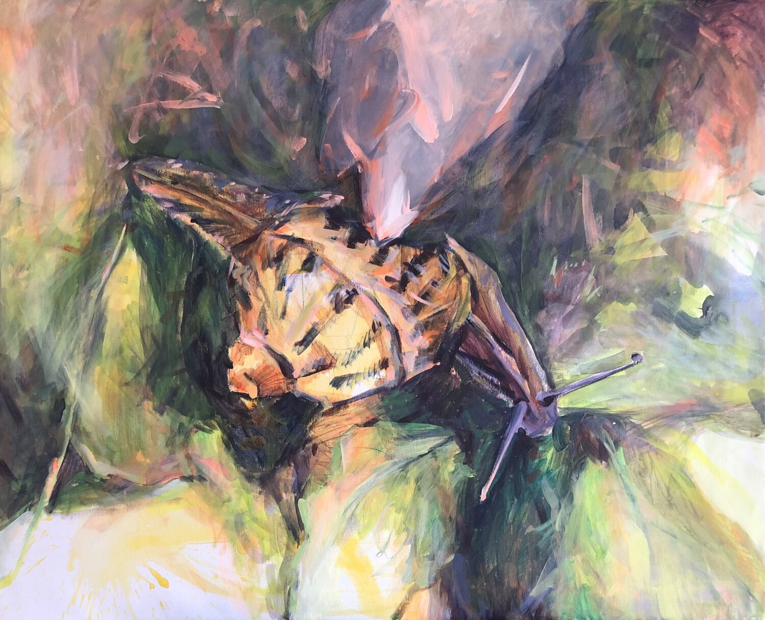 Explosion in garden Valeriya Tarasenko Original painting for sale