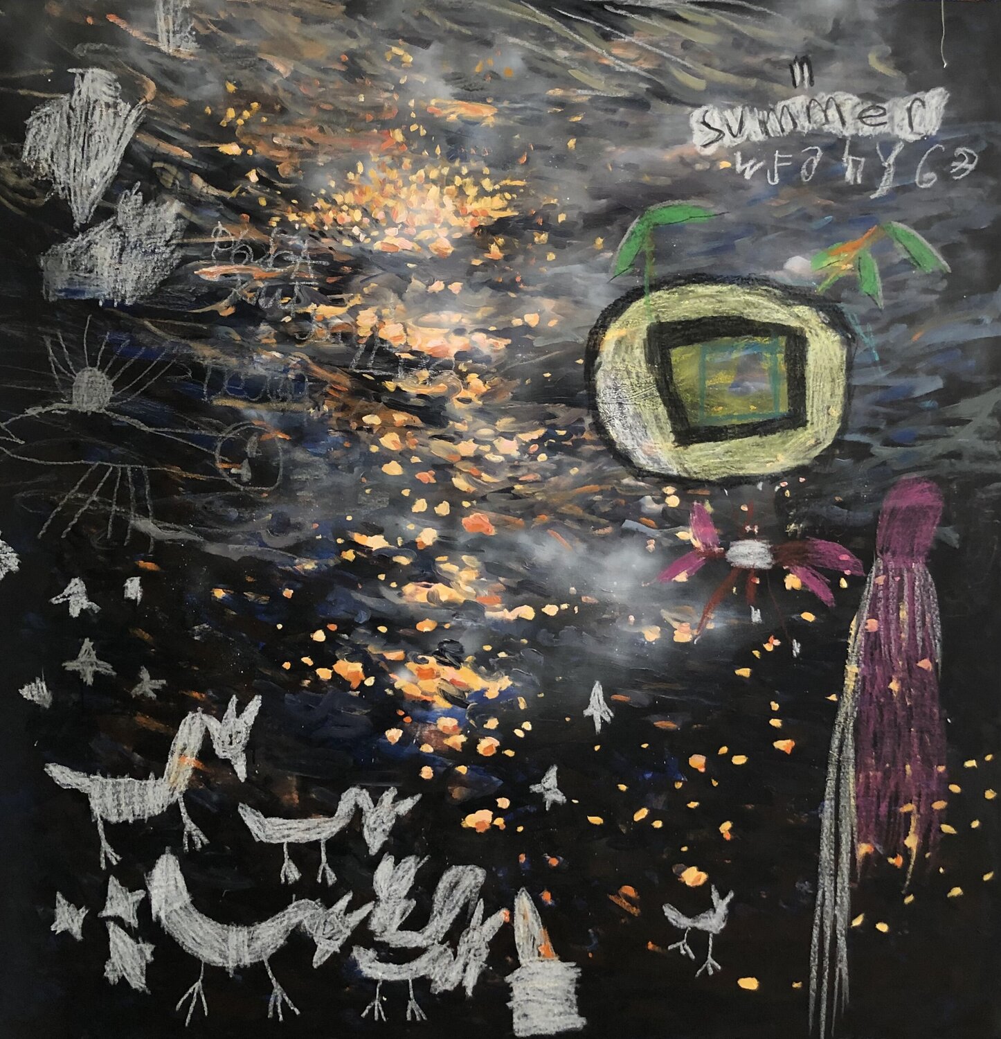 Magic summer night ! Valeriya Tarasenko Original painting for sale