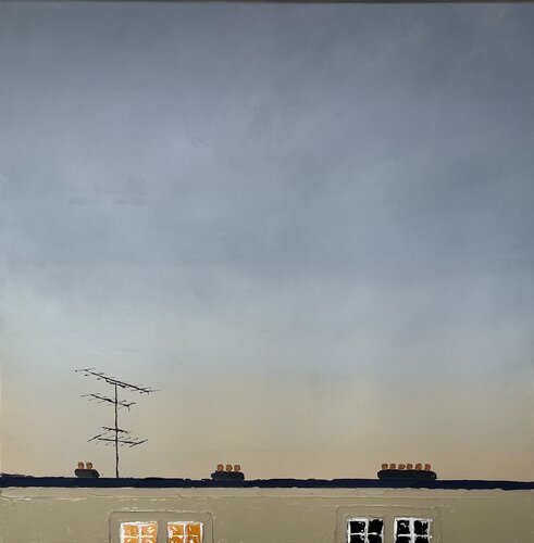 Paris avec vue by Jens Fölting, Painting for Sale on Select