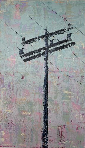 Suburbia by Jens Fölting, Painting for Sale on Select