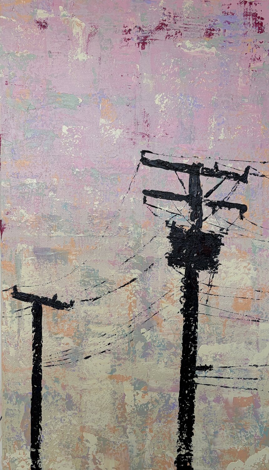 Suburbia II Jens Fölting Original painting for sale
