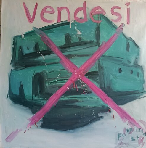 My old house for sale by Nello Formisano, Painting for Sale on Select