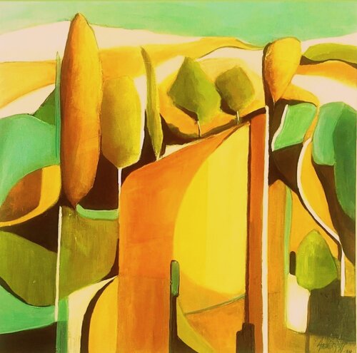 Color of Light by Anahid Minatsaghanian, Painting for Sale on Select