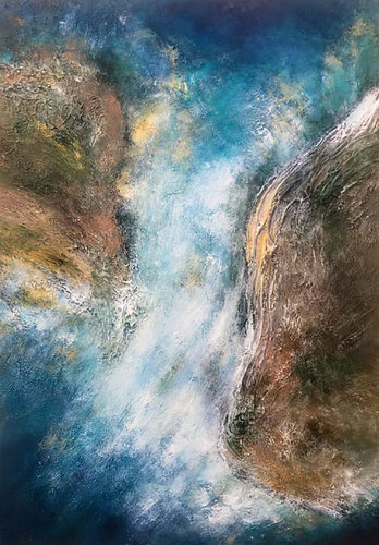 KYTHNOS ISLAND by Alexandra Petropoulou, Painting for Sale on Select
