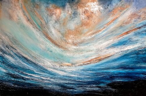AMORGOS by Alexandra Petropoulou, Painting for Sale on Select