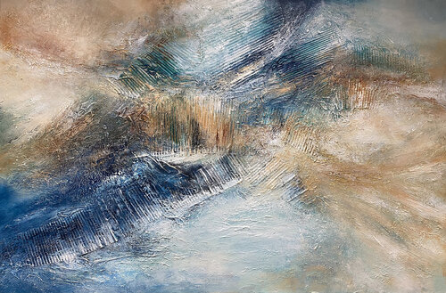 SOMEWHERE SOMEHOW by Alexandra Petropoulou, Painting for Sale on Select