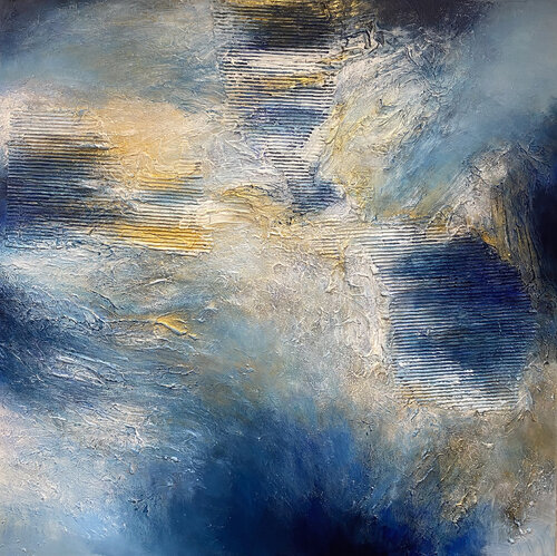 Beneath the Waves by Alexandra Petropoulou, Painting for Sale on Select