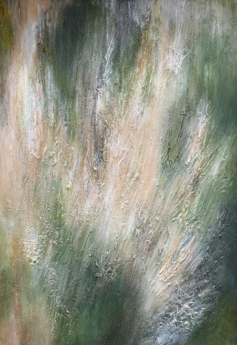 Mulberry Earth by Alexandra Petropoulou, Painting for Sale on Select