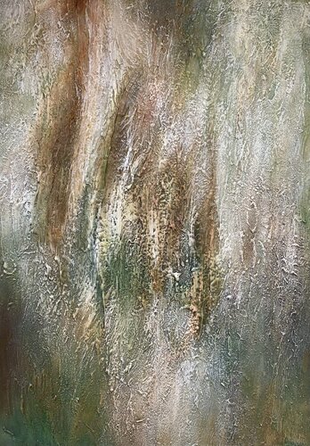 Olive Earth by Alexandra Petropoulou, Painting for Sale on Select