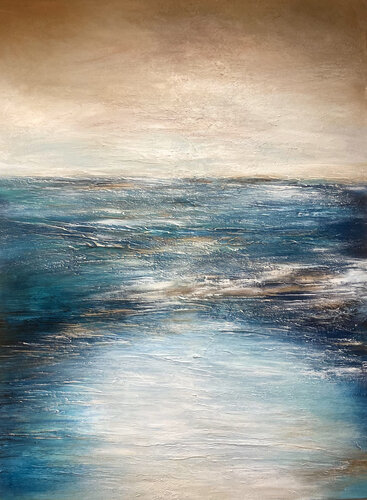INFINITE HORIZON by Alexandra Petropoulou, Painting for Sale on Select