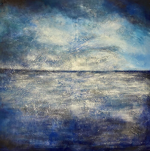 Oceanic Tempest by Alexandra Petropoulou, Painting for Sale on Select