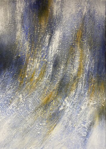 Liquid Stone by Alexandra Petropoulou, Painting for Sale on Select