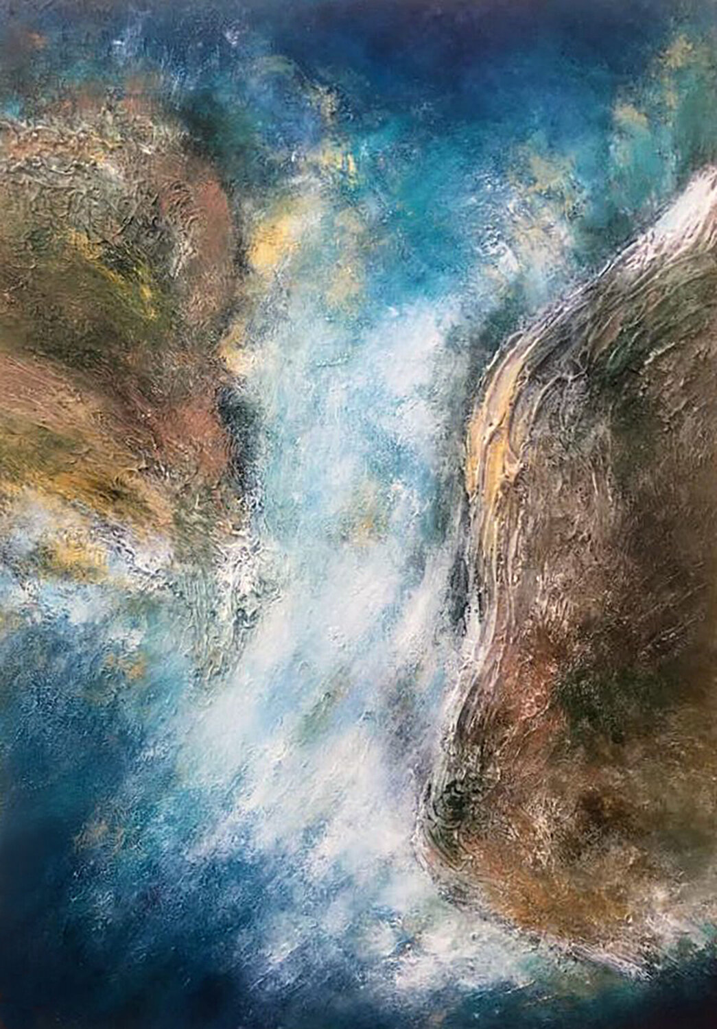KYTHNOS ISLAND Alexandra Petropoulou Original painting for sale