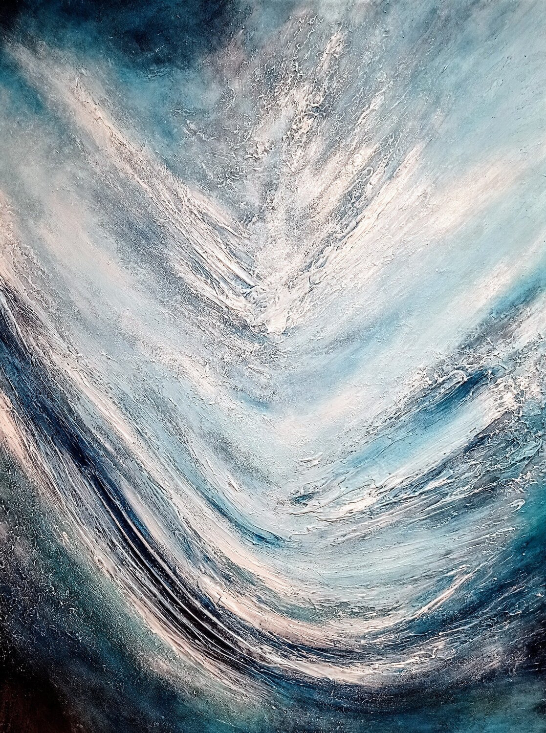 Salty water Alexandra Petropoulou Original painting for sale