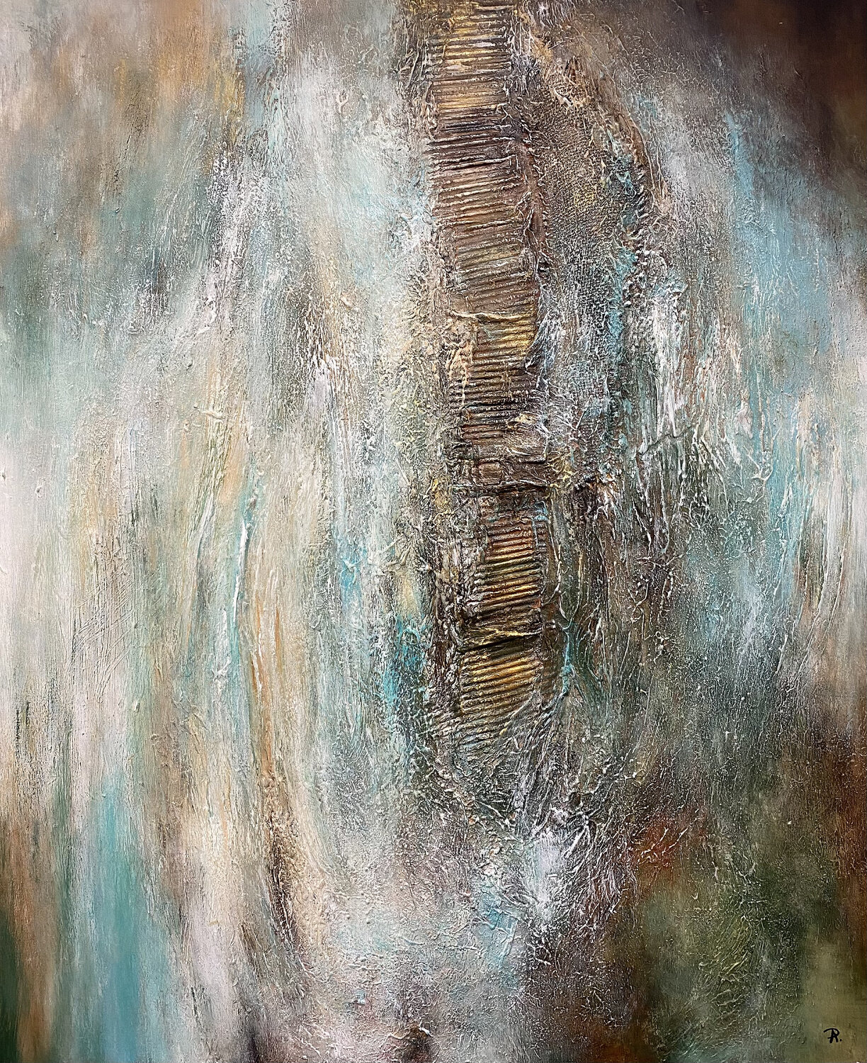 Somewhere in the past Alexandra Petropoulou Original painting for sale
