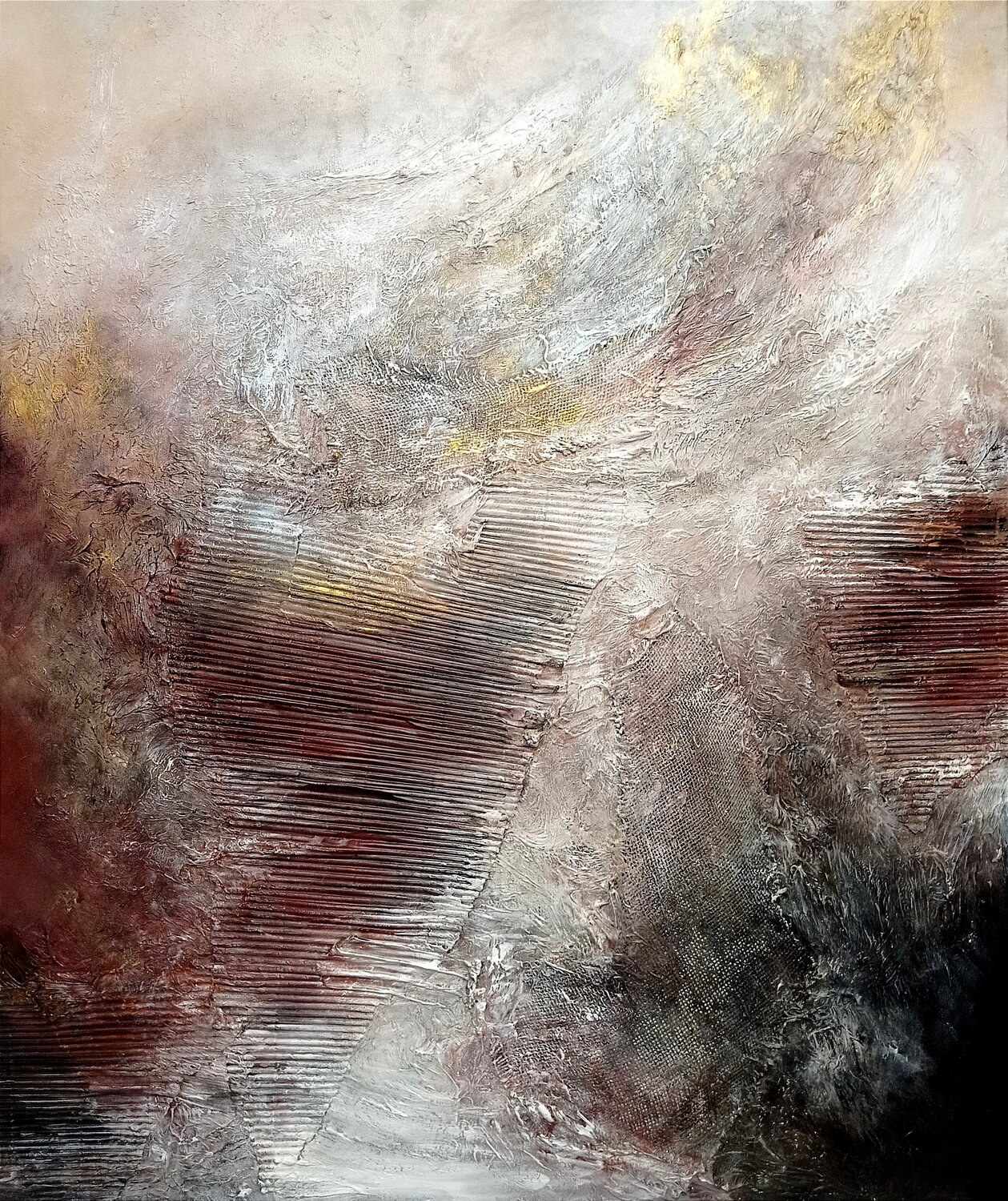 Whispers of Earth Alexandra Petropoulou Original painting for sale
