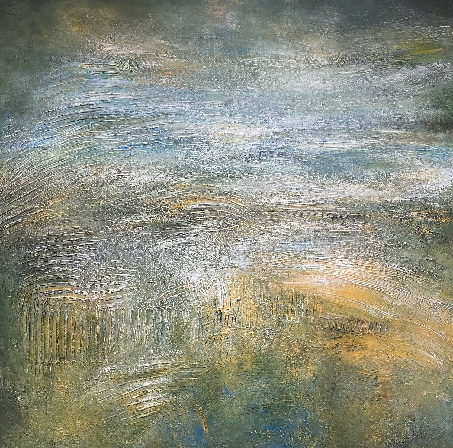 Serenity Fields Alexandra Petropoulou Original painting for sale