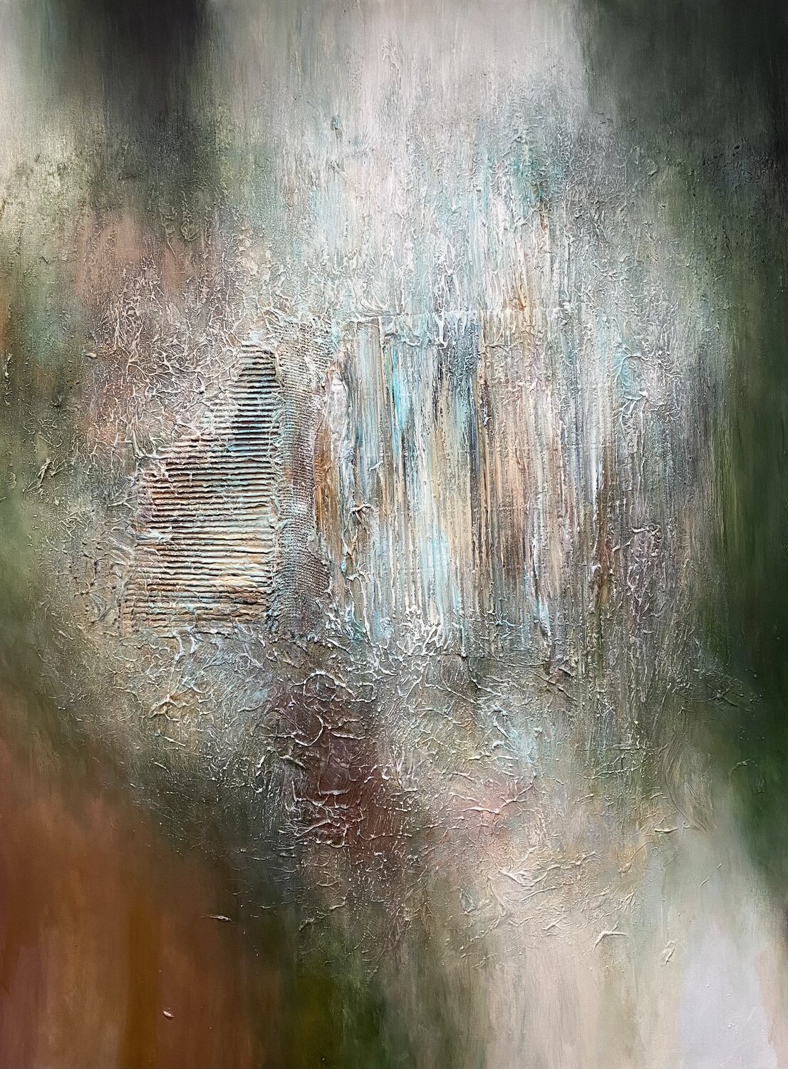 Earth Flow Alexandra Petropoulou Original painting for sale