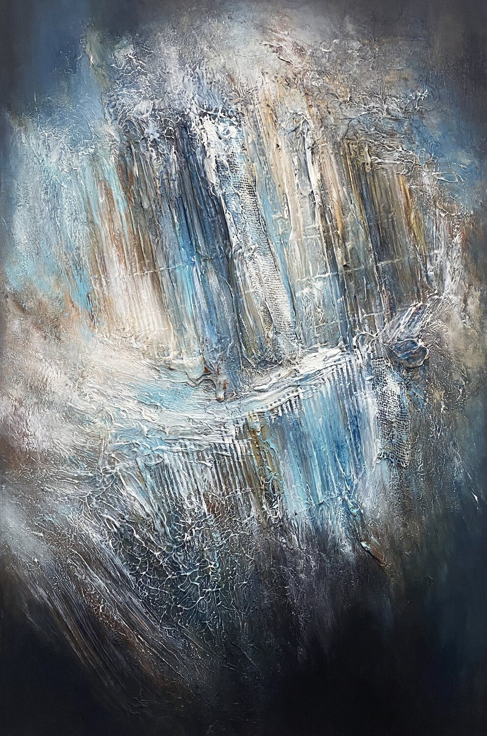 Echo of Innocence Alexandra Petropoulou Original painting for sale