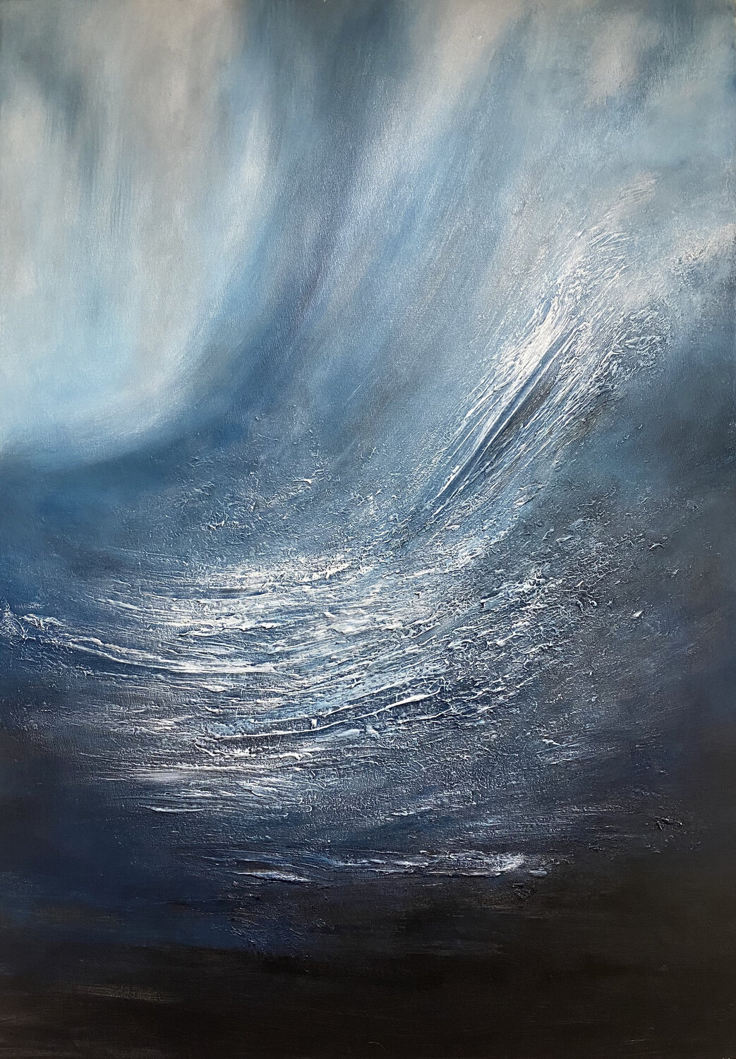 Velour Tide Alexandra Petropoulou Original painting for sale