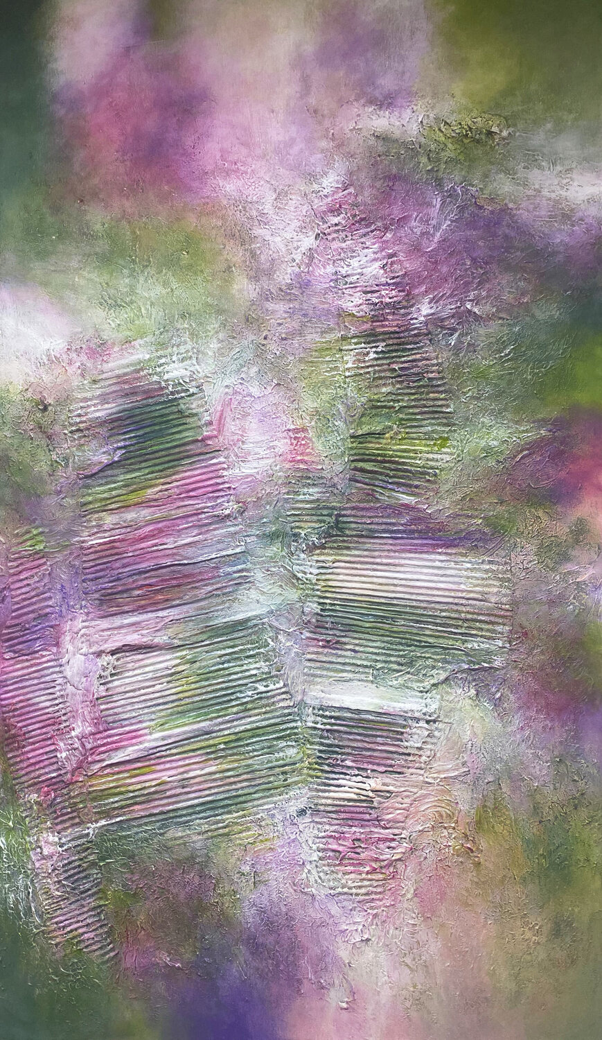 Bloom Aura Alexandra Petropoulou Original painting for sale