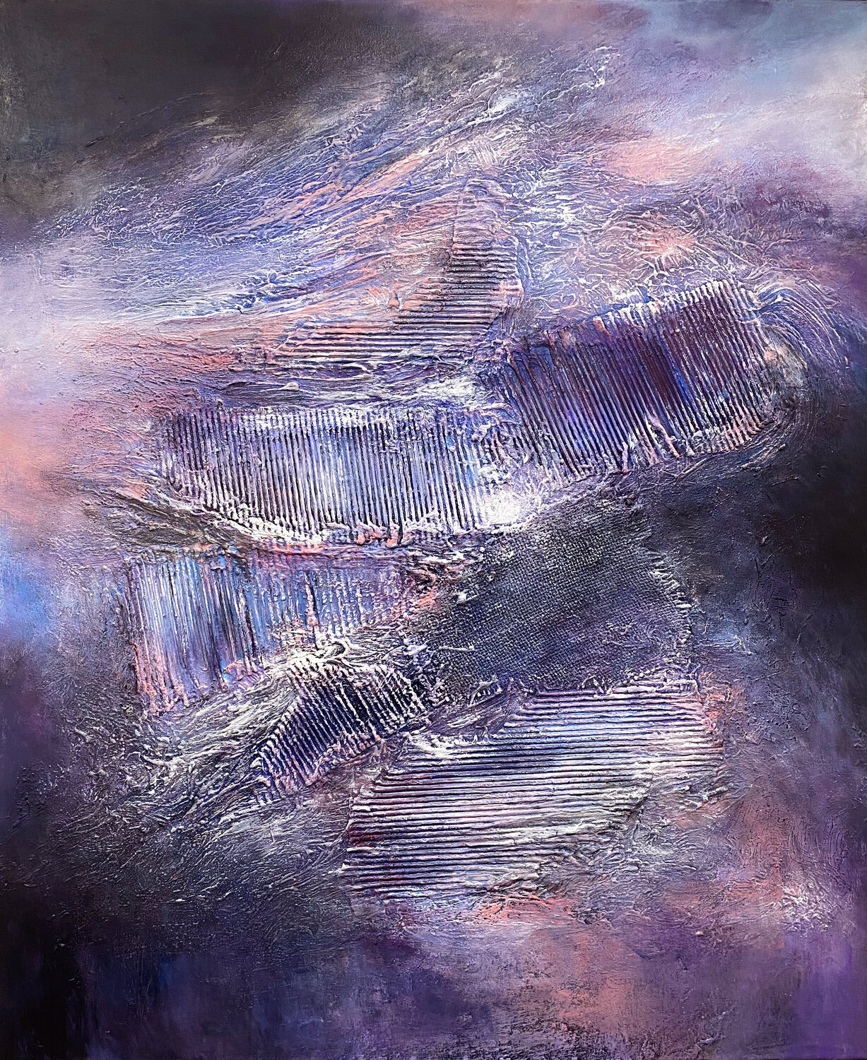 Velvet Eclipse Alexandra Petropoulou Original painting for sale