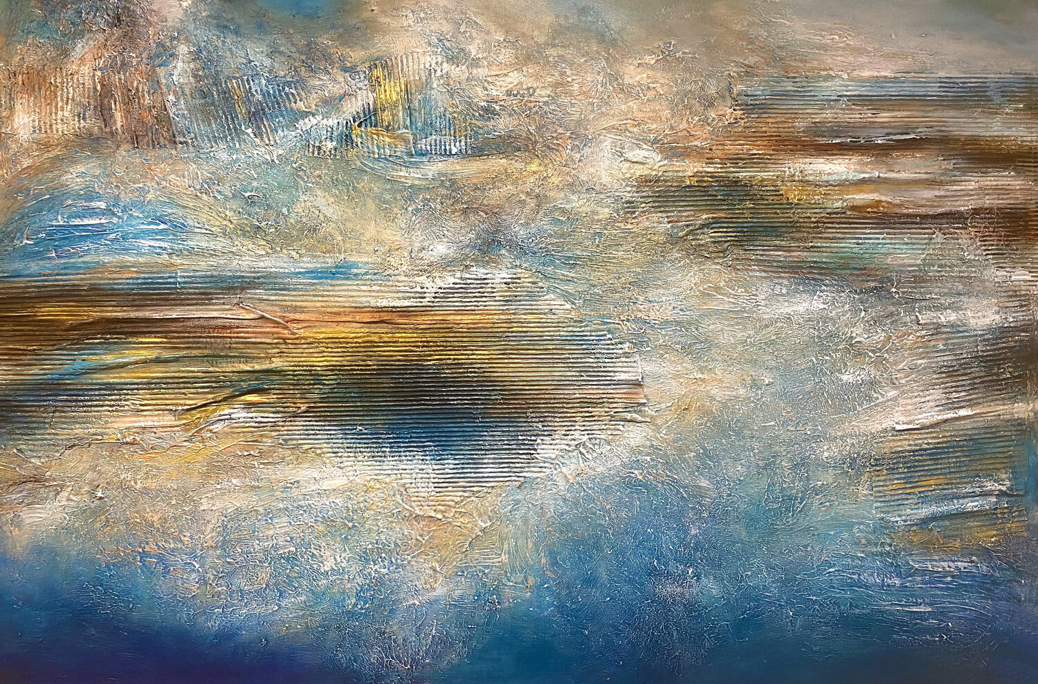 Oceanic Majesty Alexandra Petropoulou Original painting for sale