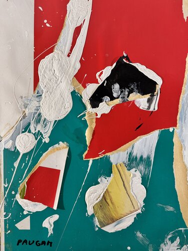 Homme parlant à une femme by Daniel PAUGAM, Painting for Sale on Select