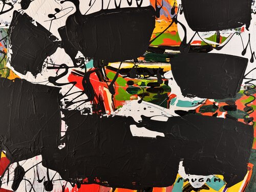 Les bateaux ivres by Daniel PAUGAM, Painting for Sale on Select