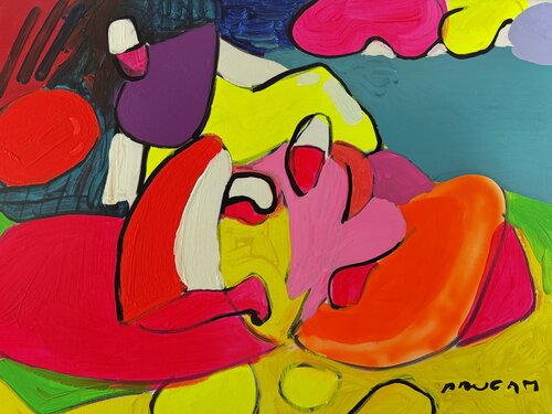 Les nuages sur l’eau by Daniel PAUGAM, Painting for Sale on Select