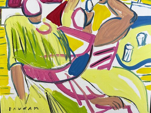 Le ribouldingue by Daniel PAUGAM, Painting for Sale on Select