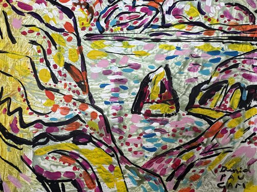 Les roches indomptables No 12 by Daniel PAUGAM, Painting for Sale on Select