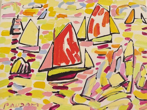 Petite balade en mer by Daniel PAUGAM, Painting for Sale on Select