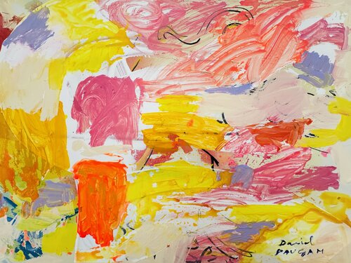 Le paysage heureux 2 by Daniel PAUGAM, Painting for Sale on Select