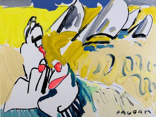 Course au près by Daniel PAUGAM, Painting for Sale on Select