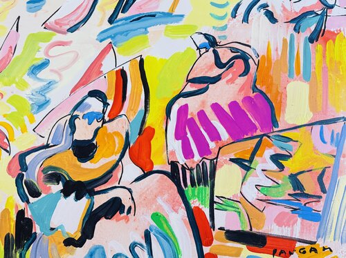 Toile sur la côte by Daniel PAUGAM, Painting for Sale on Select