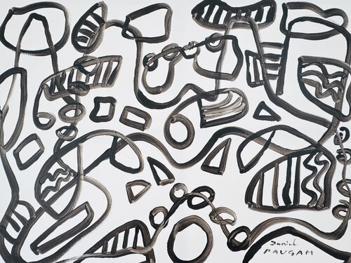 Les routes de l’infini 2 by Daniel PAUGAM, Painting for Sale on Select