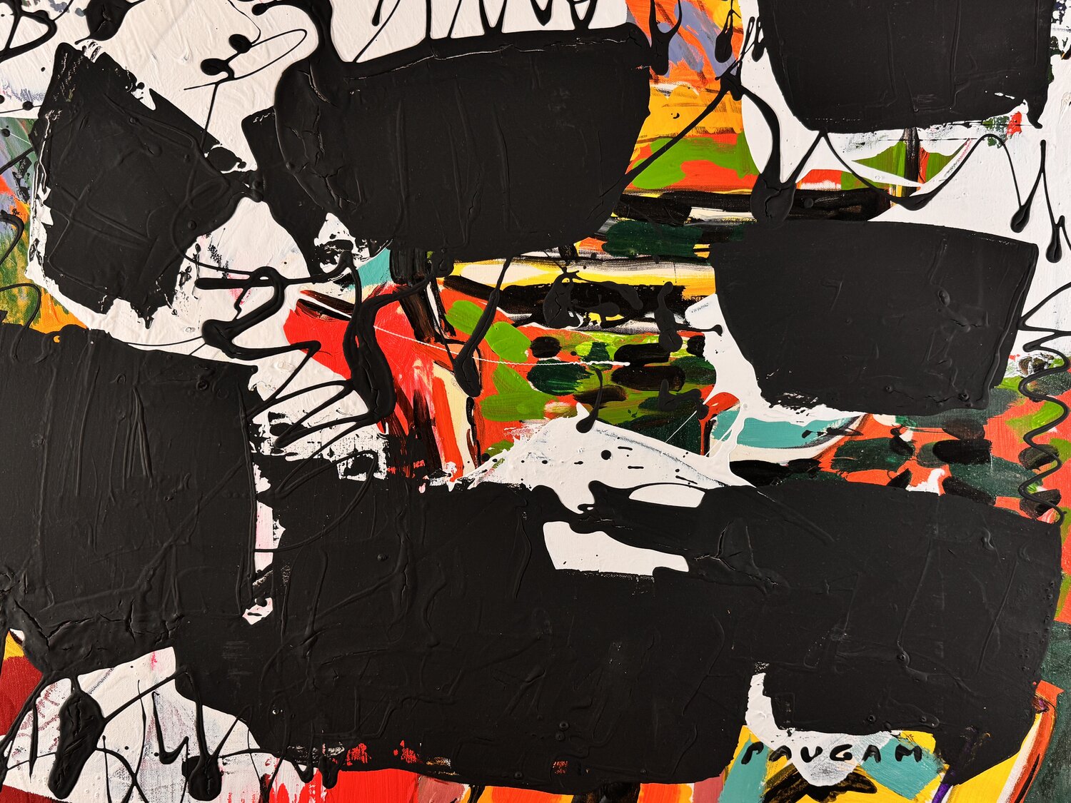 Les bateaux ivres Daniel PAUGAM Original painting for sale