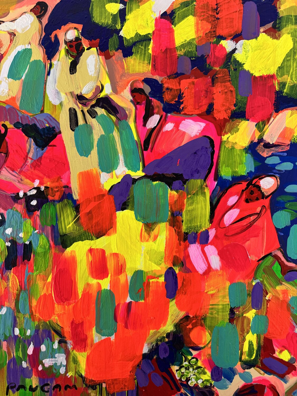 Le pré magique Daniel PAUGAM Original painting for sale