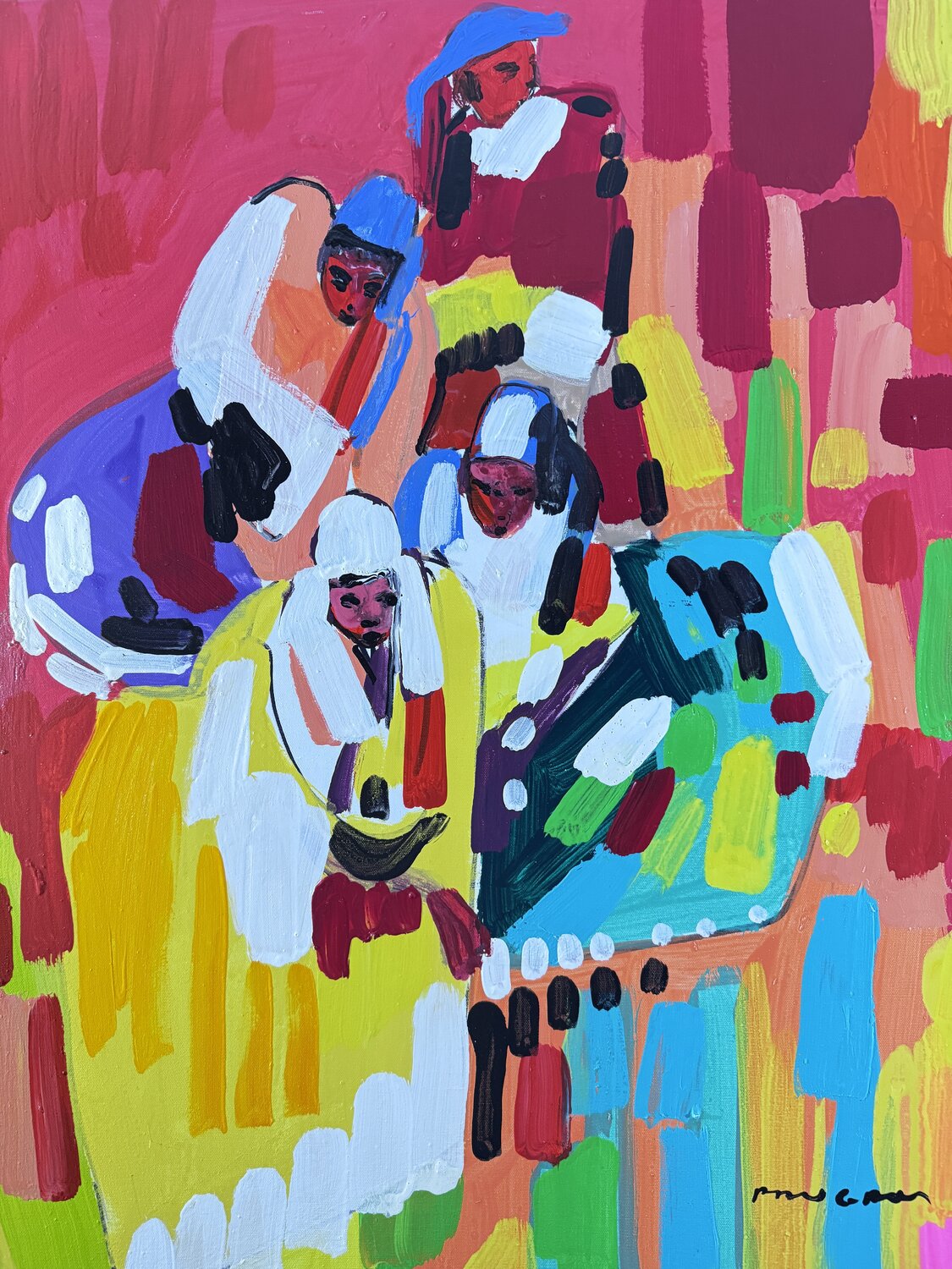 Esquisse cubique Daniel PAUGAM Original painting for sale