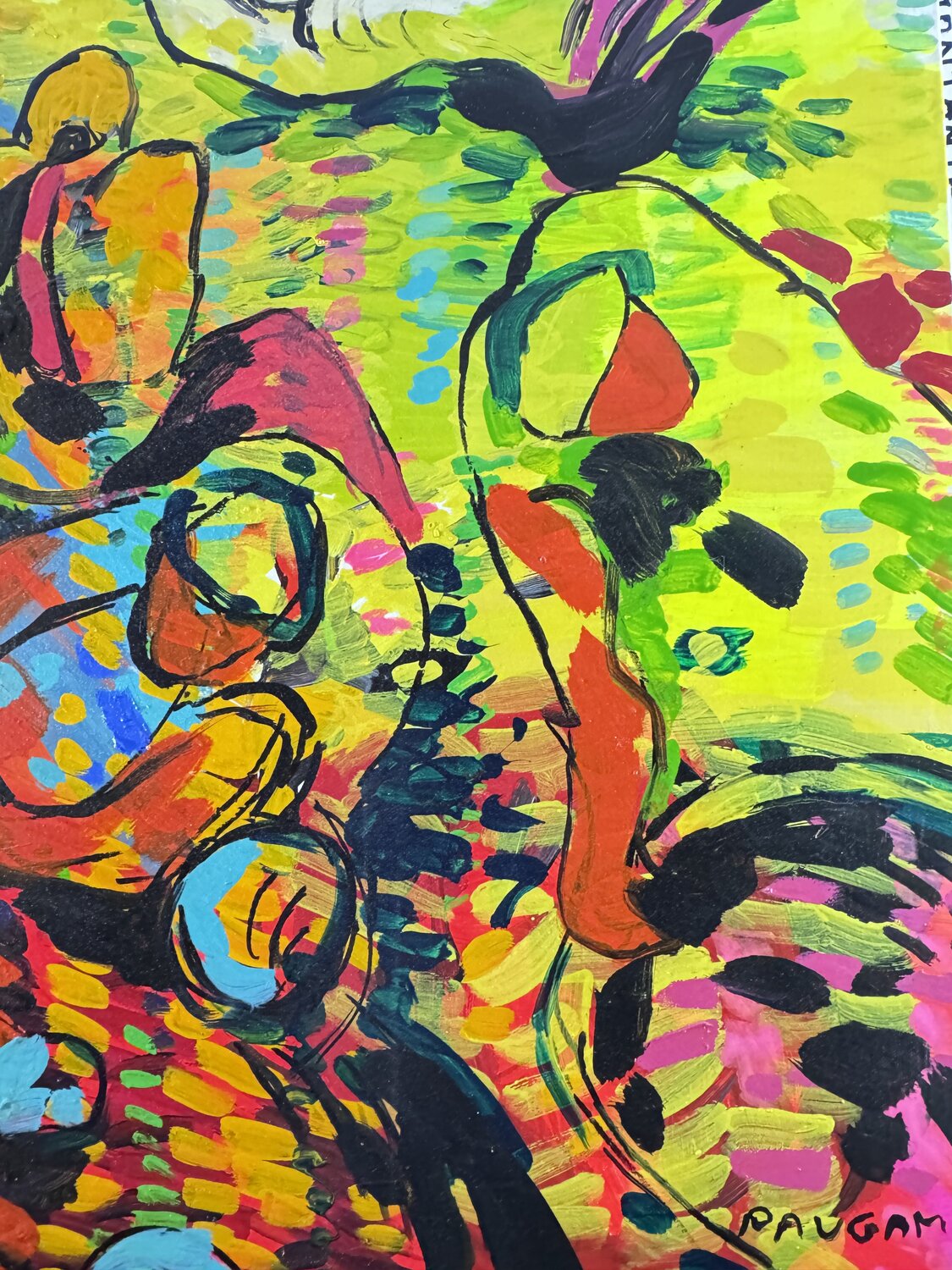 Appareillage imminent Daniel PAUGAM Original painting for sale