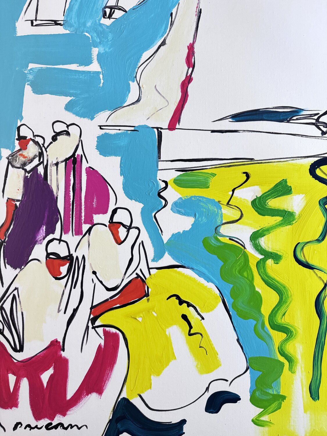 Fasseye Daniel PAUGAM Original painting for sale