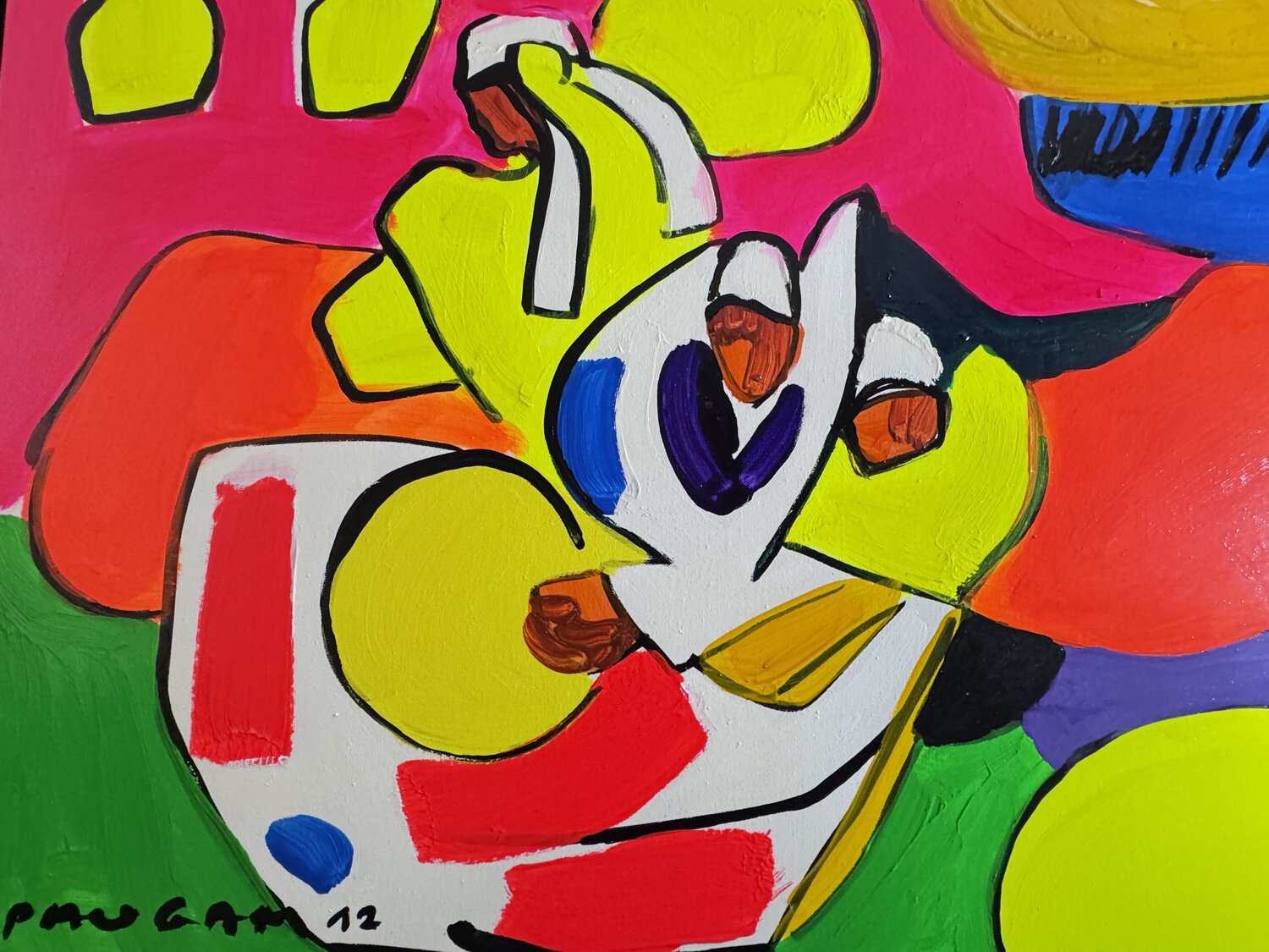 L’espace rangé Daniel PAUGAM Original painting for sale